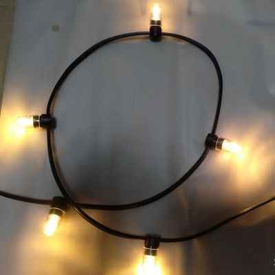 장식 빛 100M 12v 스트링 요정 빛 크리스마스 Xmas 휴일 램프 빛 스트링 녹색 유선