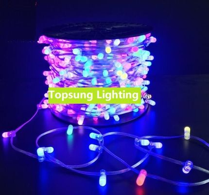 야외 LED 라이트 스트링 100m 크리스마스 웨딩 파티 장식 야외 강한 방수 요정 빛