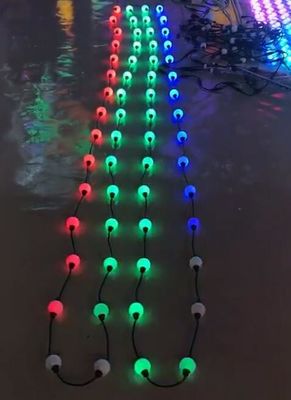 10 피트 휴일 장식 조명 LED 크리스마스 조명 공 3D 50mm Dmx
