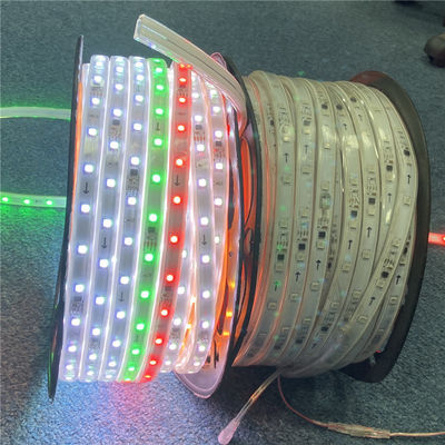 50m 스풀 프로그램 가능한 RGB LED 스트립과 IC 내장 SMD5050 높은 밝기 마법 색상